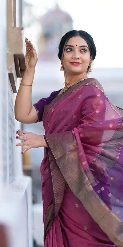 KP 5058 Purple Color Soft Lilan Slab Weaving Work Saree Casual, Party Wear, Wedding, Events Etc. Expected Delivery 4-6 Working Days @1499/- | Bollywood Sarees, Creative Sarees, Designer Sarees, Embroidered Sarees, Ethnic Saree, Modern Digital sarees, Party Wear Sarees, Sarees
