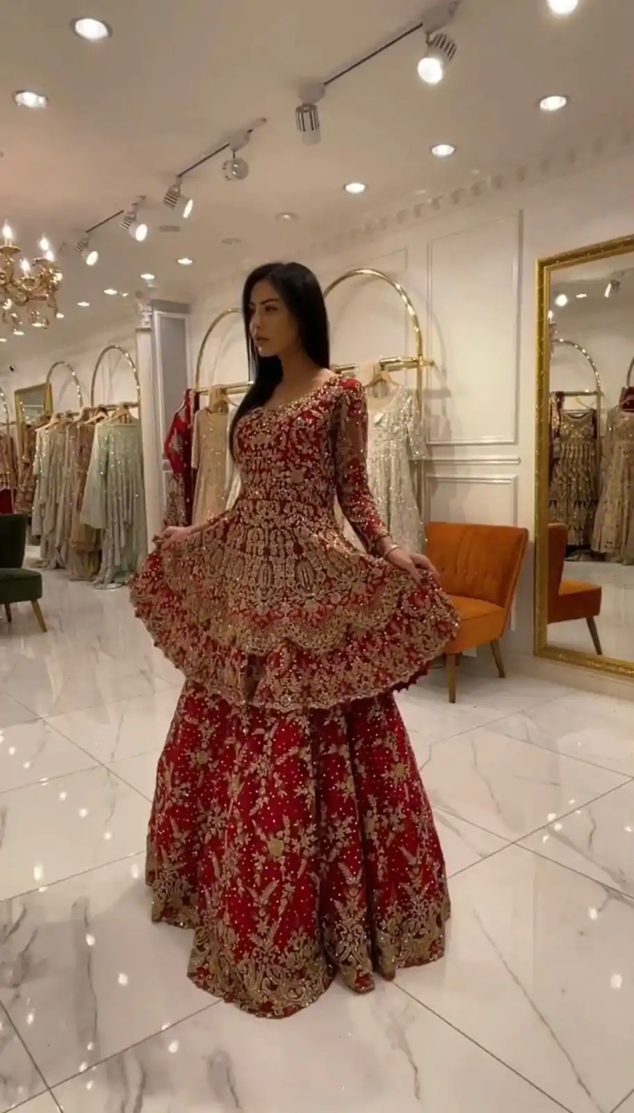 KD 1464 Red Color Georgette Thread Sequence Lehenga Choli Casual, Party Wear, Wedding, Events Etc. Expected Delivery 4-6 Working Days @2399/- | Bollywood Lehenga, Creative Lehenga, Designer Lehenga, Embroidered Lehenga, Lehenga, Party Wear Lehenga