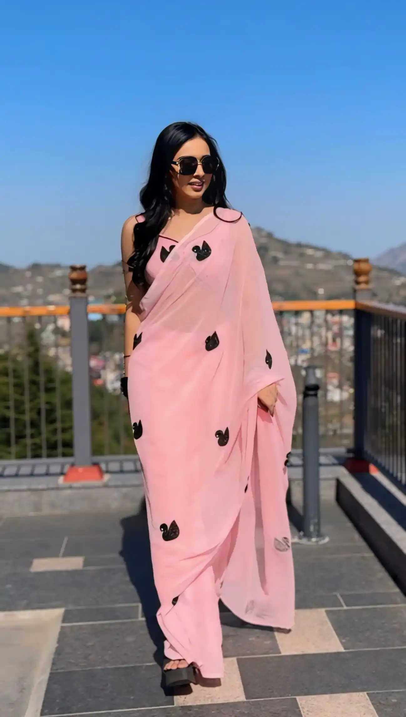   SC 290 Baby Pink Color Pure Soft Georgette Silk Design All Over Saree , Party Wear, Events, Festivals Expected Delivery 4-6 Working Days 1599/- | Bollywood Sarees, Creative Sarees, Designer Sarees, Embroidered Sarees, Ethnic Saree, Modern Digital sarees, Party Wear Sarees, Sarees
