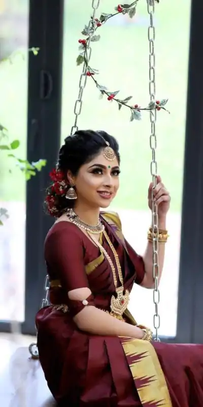 KP 3014 Maroon Color Soft Lichi Silk Jacquard On All Over Saree Casual, Party Wear, Wedding, Events Etc. Expected Delivery 4-6 Working Days @1299/- | Bollywood Sarees, Creative Sarees, Designer Sarees, Embroidered Sarees, Ethnic Saree, Modern Digital sarees, Party Wear Sarees, Sarees