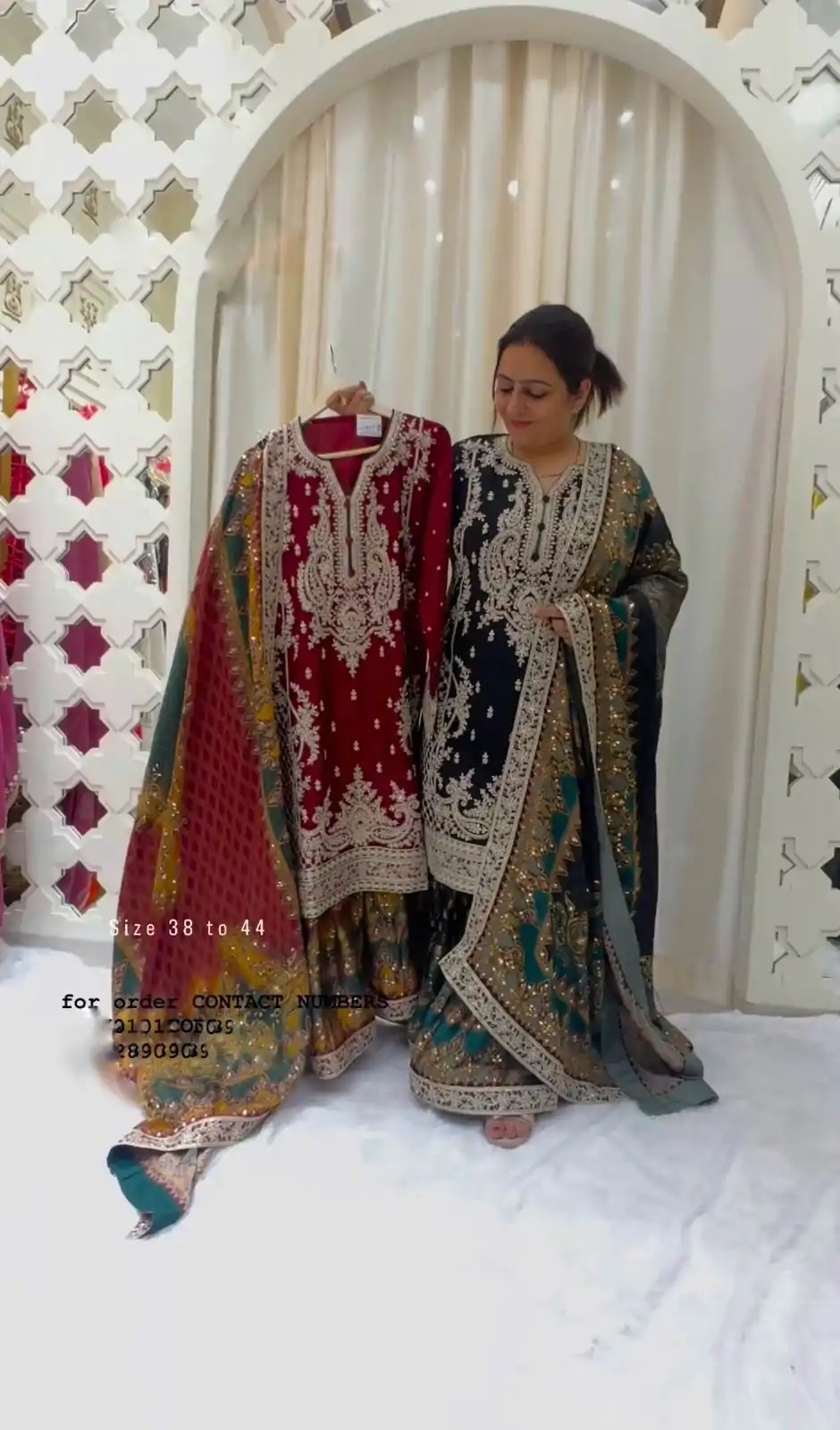 SSR 471 Red Color Georgette Embroidery Sequence Salwar Suit Wedding, Party, Festive, Events Expected Delivery 4-6 Working Days @ 2449/- Only | Casual Suits, Creative suits, Designer Suits, Party Wear Suits, Salwar suit, Straight Suits