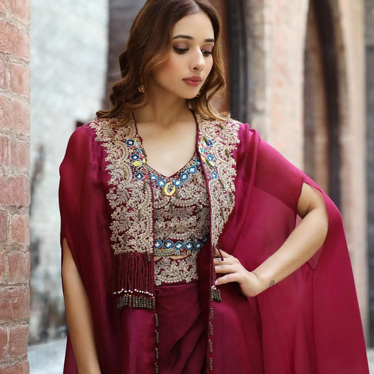 KD 1358 Wine Color Organza silk Thread Sequence Dhoti Salwar Casual, Party Wear, Wedding, Events Etc. Expected Delivery 4-6 Working Days @1849/- | Jump Suits, Casual Suits, Creative suits, Designer Suits, Palazzo Suits, Party Wear Suits, Patiala Suits, Salwar suit, Straight Suits
