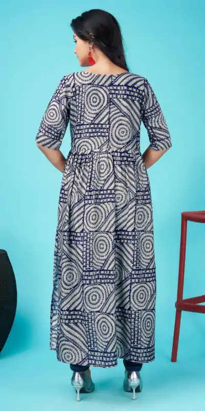 MC 1020 Blue Color Rayon Foil Print With Dori Pattern Gown Casual, Party Wear, Wedding, Events, Festivals Wear Expected Delivery 4-6 Working Days @1369/- | Bollywood Gowns, Creative Gowns, Designer Gowns, Embroidered Gowns, Gowns, Party Wear Gowns