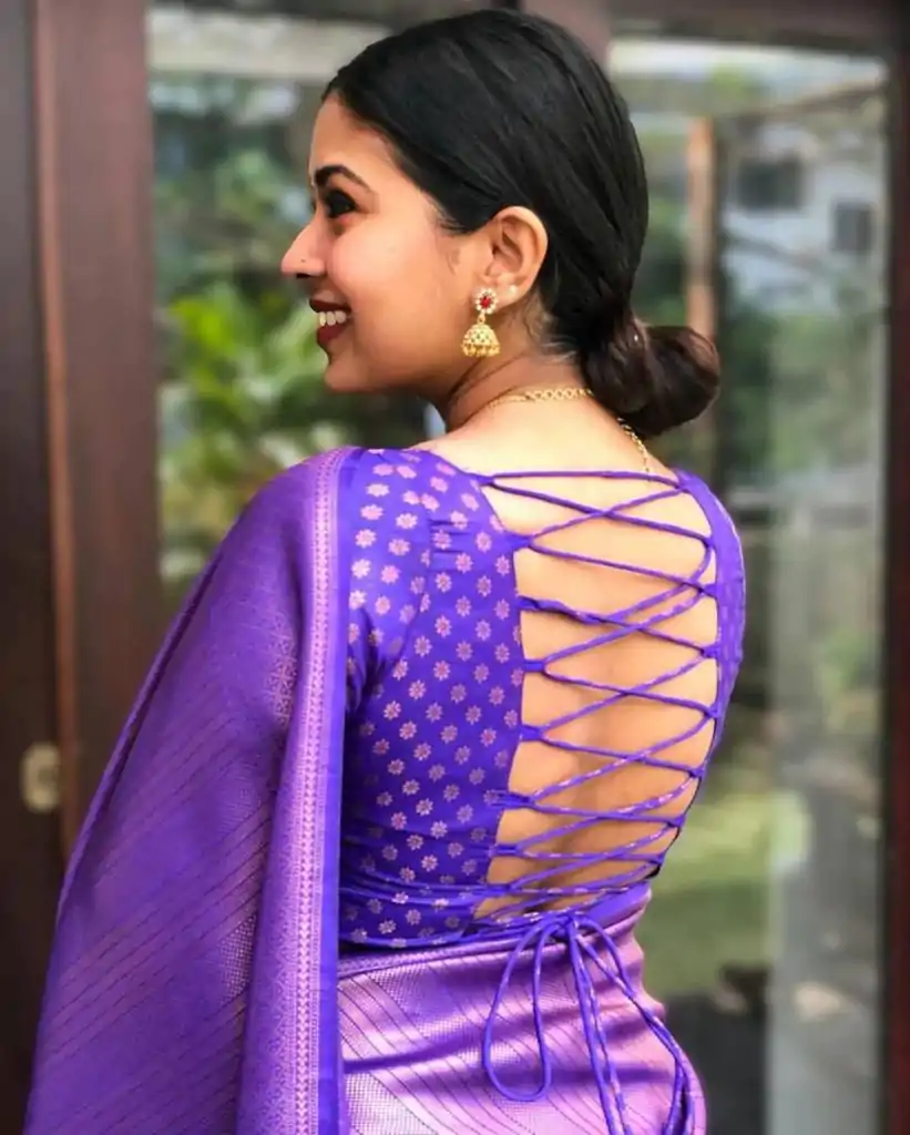 KP 4009 Violet Color Soft Lichi Silk Jacquard On All Over Saree Casual, Party Wear, Wedding, Events Etc. Expected Delivery 4-6 Working Days @1299/- | Bollywood Sarees, Creative Sarees, Designer Sarees, Embroidered Sarees, Ethnic Saree, Modern Digital sarees, Party Wear Sarees, Sarees