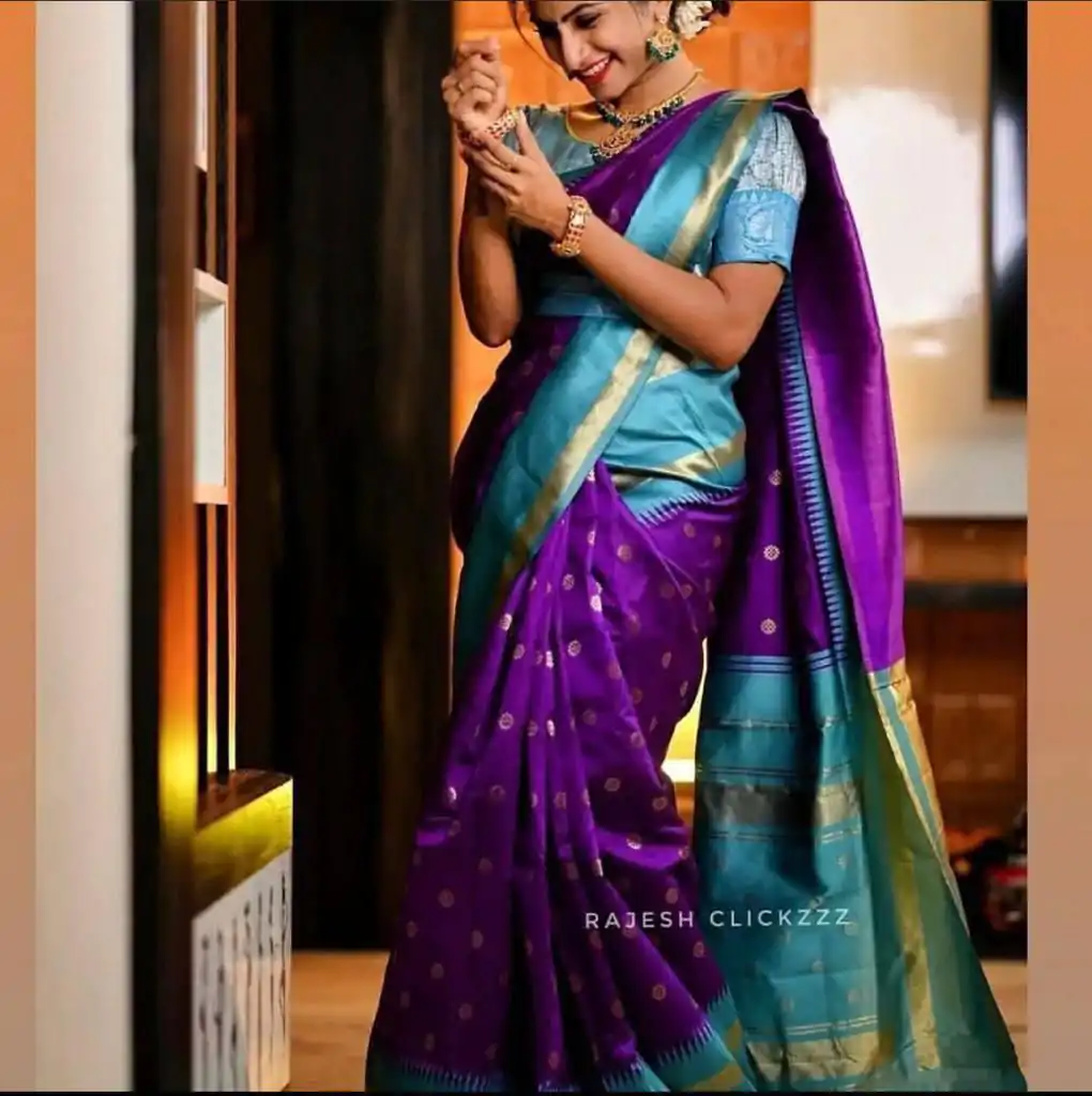 KP 3068 Purple Color Soft Lichi Silk Jacquard On All Over Saree Casual, Party Wear, Wedding, Events Etc. Expected Delivery 4-6 Working Days @1499/- | Bollywood Sarees, Creative Sarees, Designer Sarees, Embroidered Sarees, Ethnic Saree, Modern Digital sarees, Party Wear Sarees, Sarees