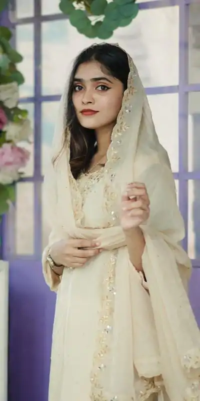 BE 244 Cream Color Organza Cording Embroidery Salwar Suit Wedding, Party, Festive events, etc. Expected Delivery 4-6 Working Days @1999/- | Casual Suits, Creative suits, Designer Suits, Palazzo Suits, Party Wear Suits, Patiala Suits, Salwar suit, Straight Suits