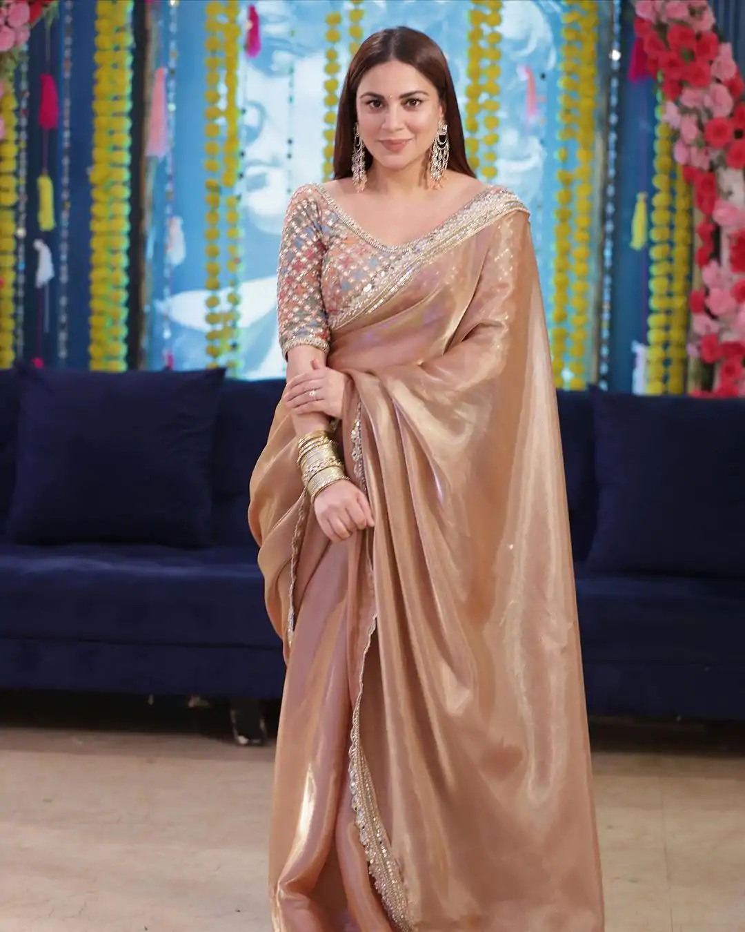 ST 473 Dusty Color Jimmy Choo Embroidery Sequins Saree Casual, Wedding, Party, Festive, Events Etc. Expected Delivery 4-6 Working Days @2449/- | Bollywood Sarees, Creative Sarees, Designer Sarees, Embroidered Sarees, Ethnic Saree, Modern Digital sarees, Party Wear Sarees, Sarees