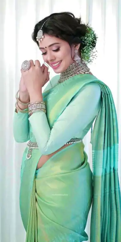 KP 3056 Light Green Color Soft Lichi Silk Jacquard On All Over Saree Casual, Party Wear, Wedding, Events Etc. Expected Delivery 4-6 Working Days @1349/- | Bollywood Sarees, Creative Sarees, Designer Sarees, Embroidered Sarees, Ethnic Saree, Modern Digital sarees, Party Wear Sarees, Sarees