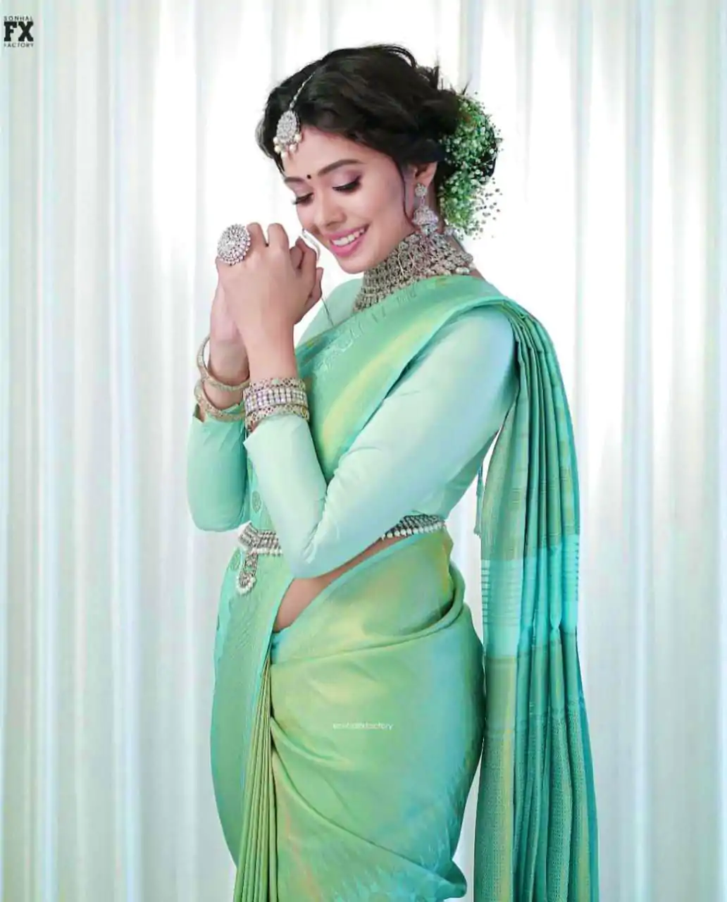 KP 3056 Light Green Color Soft Lichi Silk Jacquard On All Over Saree Casual, Party Wear, Wedding, Events Etc. Expected Delivery 4-6 Working Days @1349/- | Bollywood Sarees, Creative Sarees, Designer Sarees, Embroidered Sarees, Ethnic Saree, Modern Digital sarees, Party Wear Sarees, Sarees
