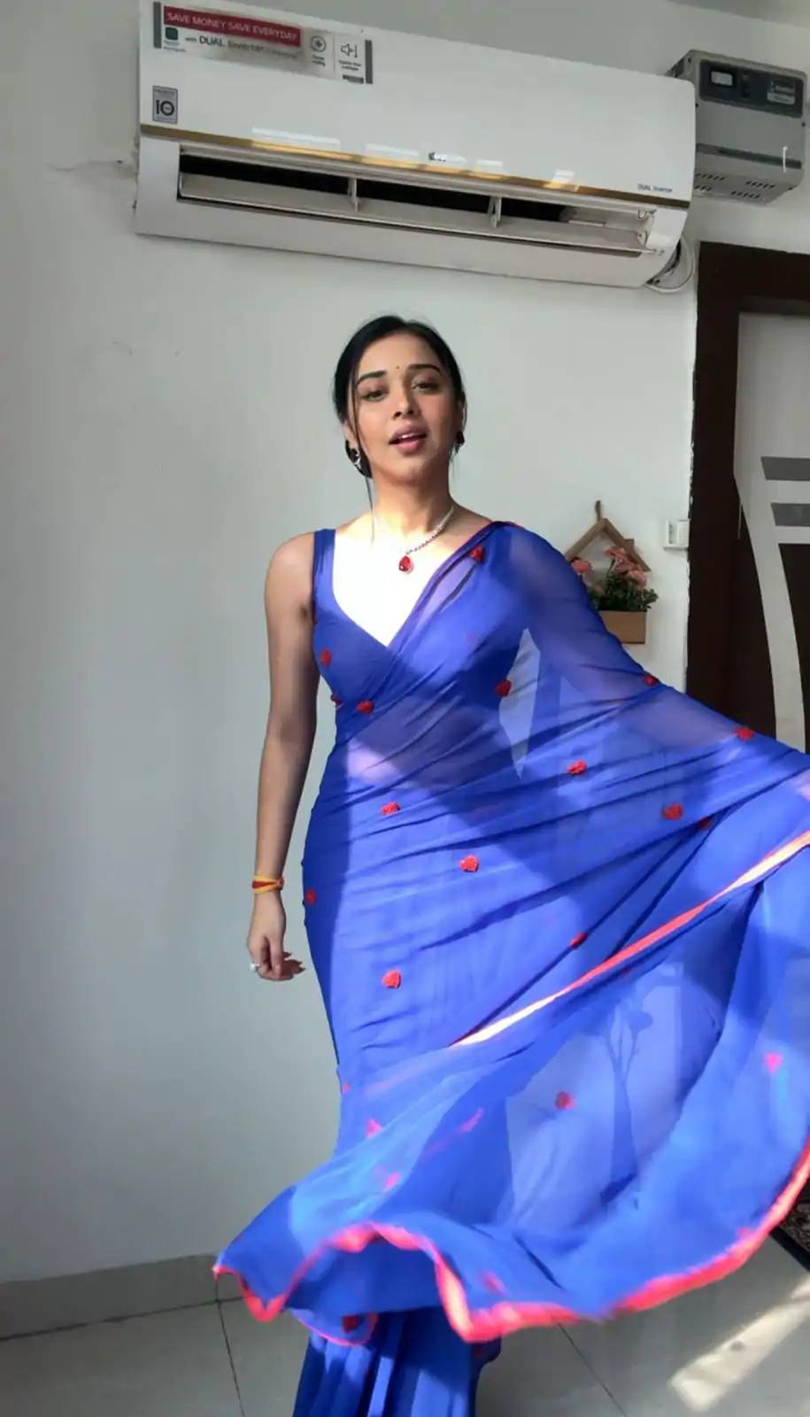   SC 288 Royal Blue Color Pure Soft Georgette Silk Design All Over Saree , Party Wear, Events, Festivals Expected Delivery 4-6 Working Days 1599/- | Bollywood Sarees, Creative Sarees, Designer Sarees, Embroidered Sarees, Ethnic Saree, Modern Digital sarees, Party Wear Sarees, Sarees