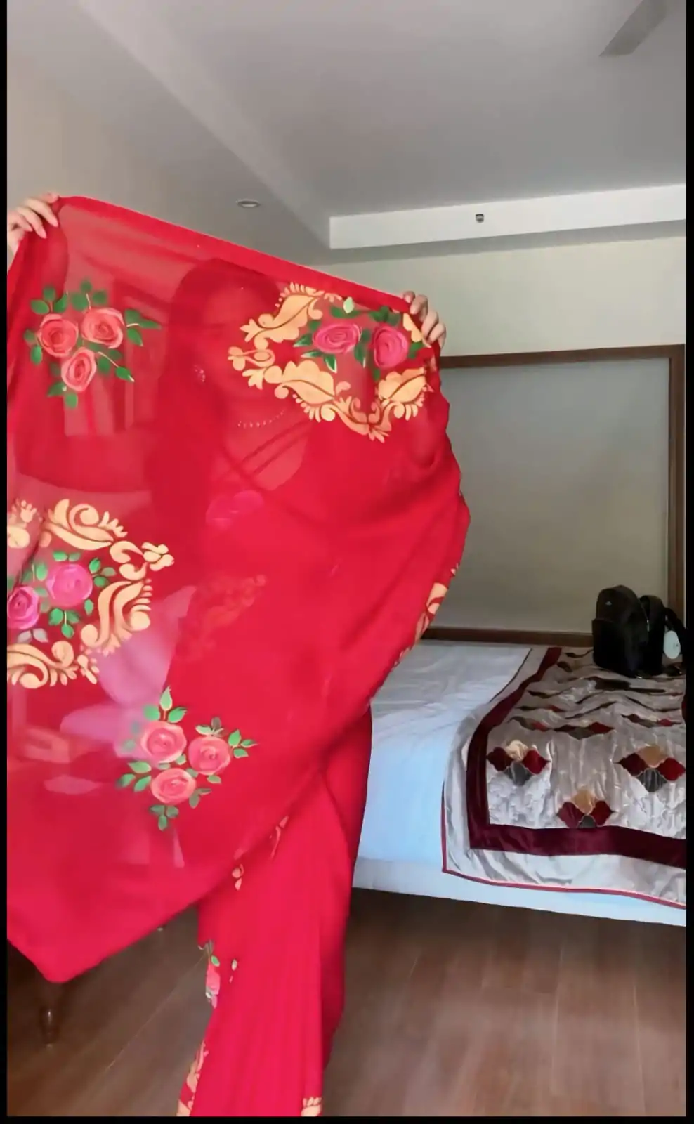 SC 278 Red Color Pure Soft Georgette Silk Design All Over Saree , Party Wear, Events, Festivals Expected Delivery 4-6 Working Days 1599/- | Bollywood Sarees, Creative Sarees, Designer Sarees, Embroidered Sarees, Ethnic Saree, Modern Digital sarees, Party Wear Sarees, Sarees