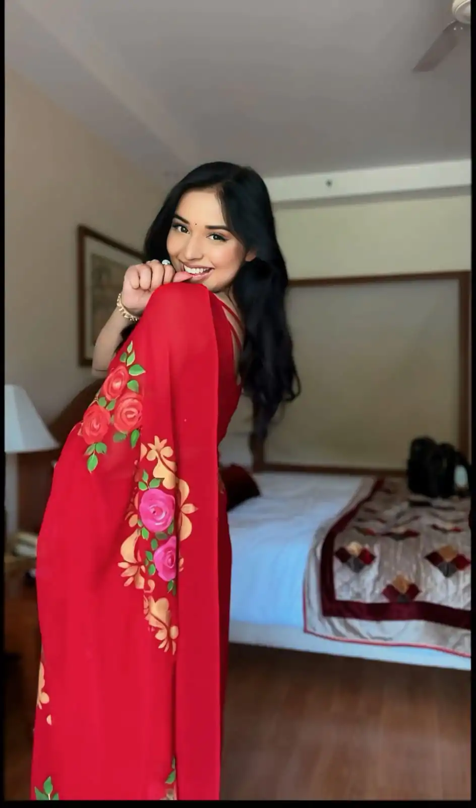SC 278 Red Color Pure Soft Georgette Silk Design All Over Saree , Party Wear, Events, Festivals Expected Delivery 4-6 Working Days 1599/- | Bollywood Sarees, Creative Sarees, Designer Sarees, Embroidered Sarees, Ethnic Saree, Modern Digital sarees, Party Wear Sarees, Sarees