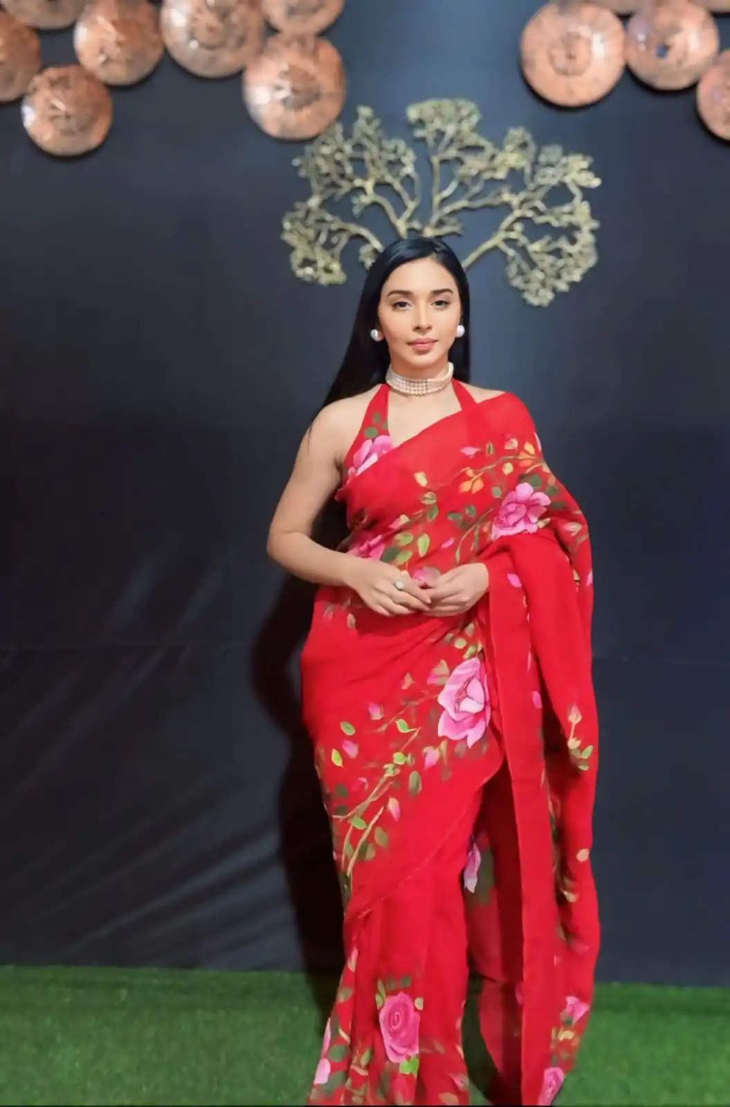 SC 278 Red Color Pure Soft Georgette Silk Design All Over Saree , Party Wear, Events, Festivals Expected Delivery 4-6 Working Days 1599/- | Bollywood Sarees, Creative Sarees, Designer Sarees, Embroidered Sarees, Ethnic Saree, Modern Digital sarees, Party Wear Sarees, Sarees