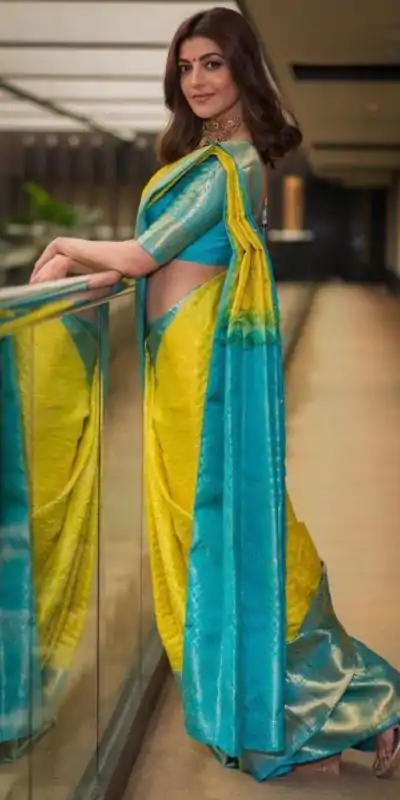 KP 3051 Yellow Color Soft Lichi Silk Jacquard On All Over Saree Casual, Party Wear, Wedding, Events Etc. Expected Delivery 4-6 Working Days @1449/- | Bollywood Sarees, Creative Sarees, Designer Sarees, Embroidered Sarees, Ethnic Saree, Modern Digital sarees, Party Wear Sarees, Sarees