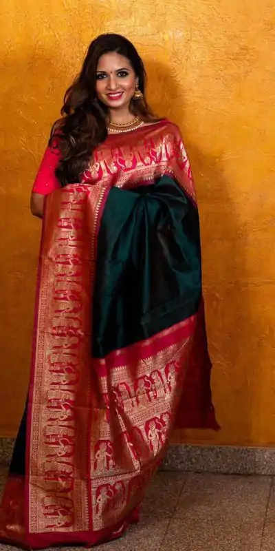 KP 2031 Green Color Soft Lichi Silk Jacquard On All Over Saree Casual, Party Wear, Wedding, Events Etc. Expected Delivery 4-6 Working Days @1449/- | Bollywood Sarees, Creative Sarees, Designer Sarees, Embroidered Sarees, Ethnic Saree, Modern Digital sarees, Party Wear Sarees, Sarees
