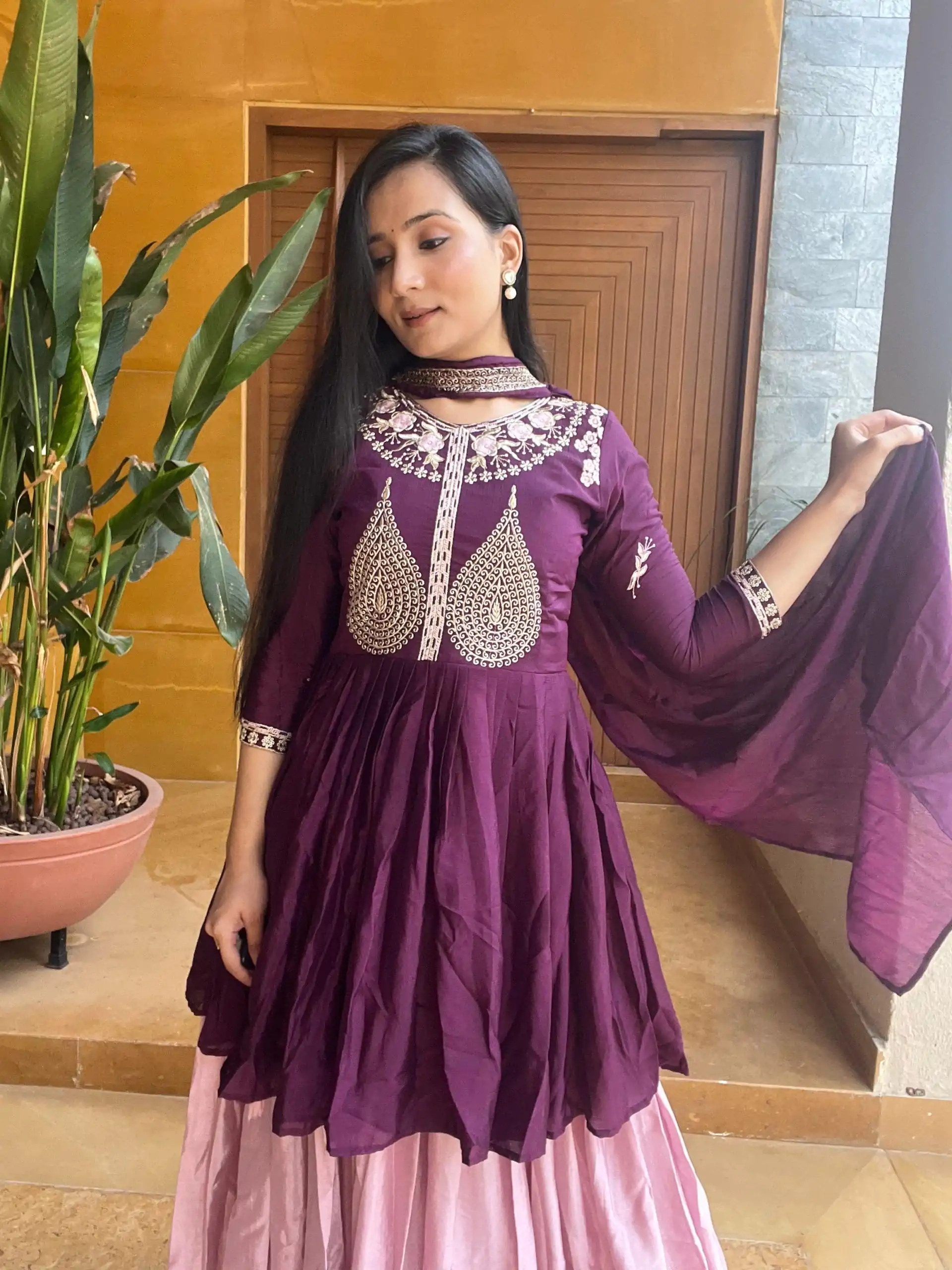 Ram 010 Purple Color Chinon Heavy Embroidery Work Lehenga Choli Casual, Wedding, Festive, Events Expected Delivery 4-6 Working Days @2049/- | Bollywood Lehenga, Creative Lehenga, Designer Lehenga, Embroidered Lehenga, Lehenga, Party Wear Lehenga