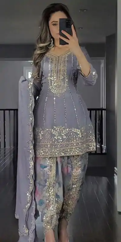NF 1138 Violet Color Georgette Embroidery Sequence Salwar Suit Casual, Wedding, Party, Festive, Events . Expected Delivery 4-6 Working Days @2099 | Casual Suits, Creative suits, Designer Suits, Palazzo Suits, Party Wear Suits, Patiala Suits, Salwar suit, Straight Suits