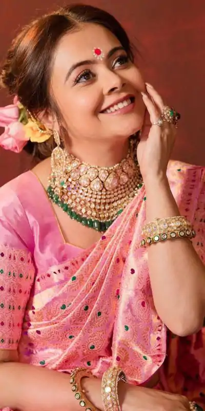 KP 3070 Pink Color Soft Lichi Silk Jacquard On All Over Saree Casual, Party Wear, Wedding, Events Etc. Expected Delivery 4-6 Working Days @1449/- | Bollywood Sarees, Creative Sarees, Designer Sarees, Embroidered Sarees, Ethnic Saree, Modern Digital sarees, Party Wear Sarees, Sarees