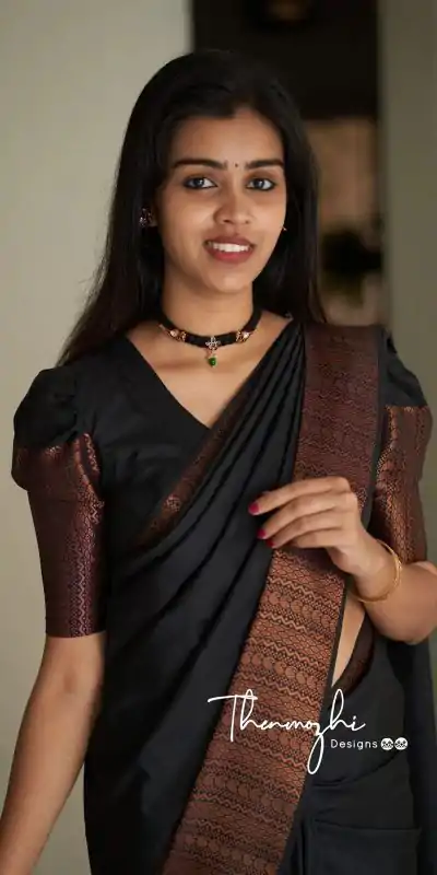KP 3092 Black Color Soft Lichi Silk Jacquard On All Over Saree Casual, Party Wear, Wedding, Events Etc. Expected Delivery 4-6 Working Days @1399/- | Bollywood Sarees, Creative Sarees, Designer Sarees, Embroidered Sarees, Ethnic Saree, Modern Digital sarees, Party Wear Sarees, Sarees