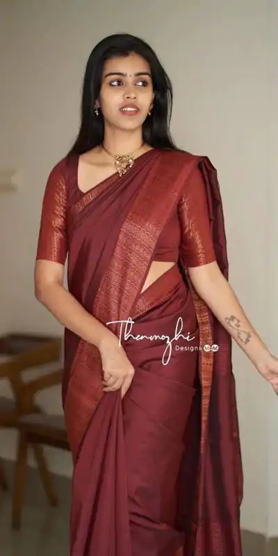 KP 3092 Maroon Color Soft Lichi Silk Jacquard On All Over Saree Casual, Party Wear, Wedding, Events Etc. Expected Delivery 4-6 Working Days @1399/- | Bollywood Sarees, Creative Sarees, Designer Sarees, Embroidered Sarees, Ethnic Saree, Modern Digital sarees, Party Wear Sarees, Sarees