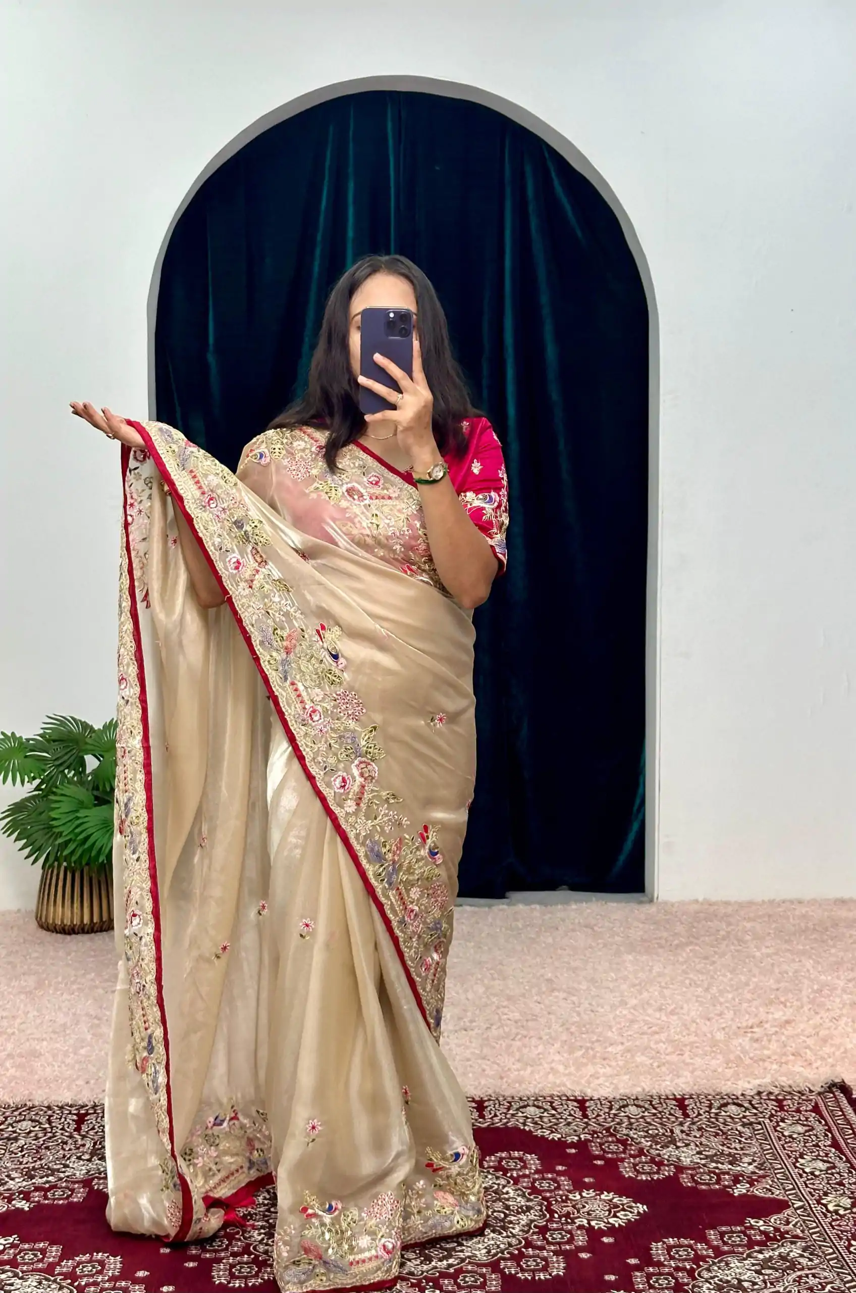 ST 474 Golden Color Jimmy Choo Embroidery Sequins Saree Casual, Wedding, Party, Festive, Events Etc. Expected Delivery 4-6 Working Days @2449/- | Bollywood Sarees, Creative Sarees, Designer Sarees, Embroidered Sarees, Ethnic Saree, Modern Digital sarees, Party Wear Sarees, Sarees