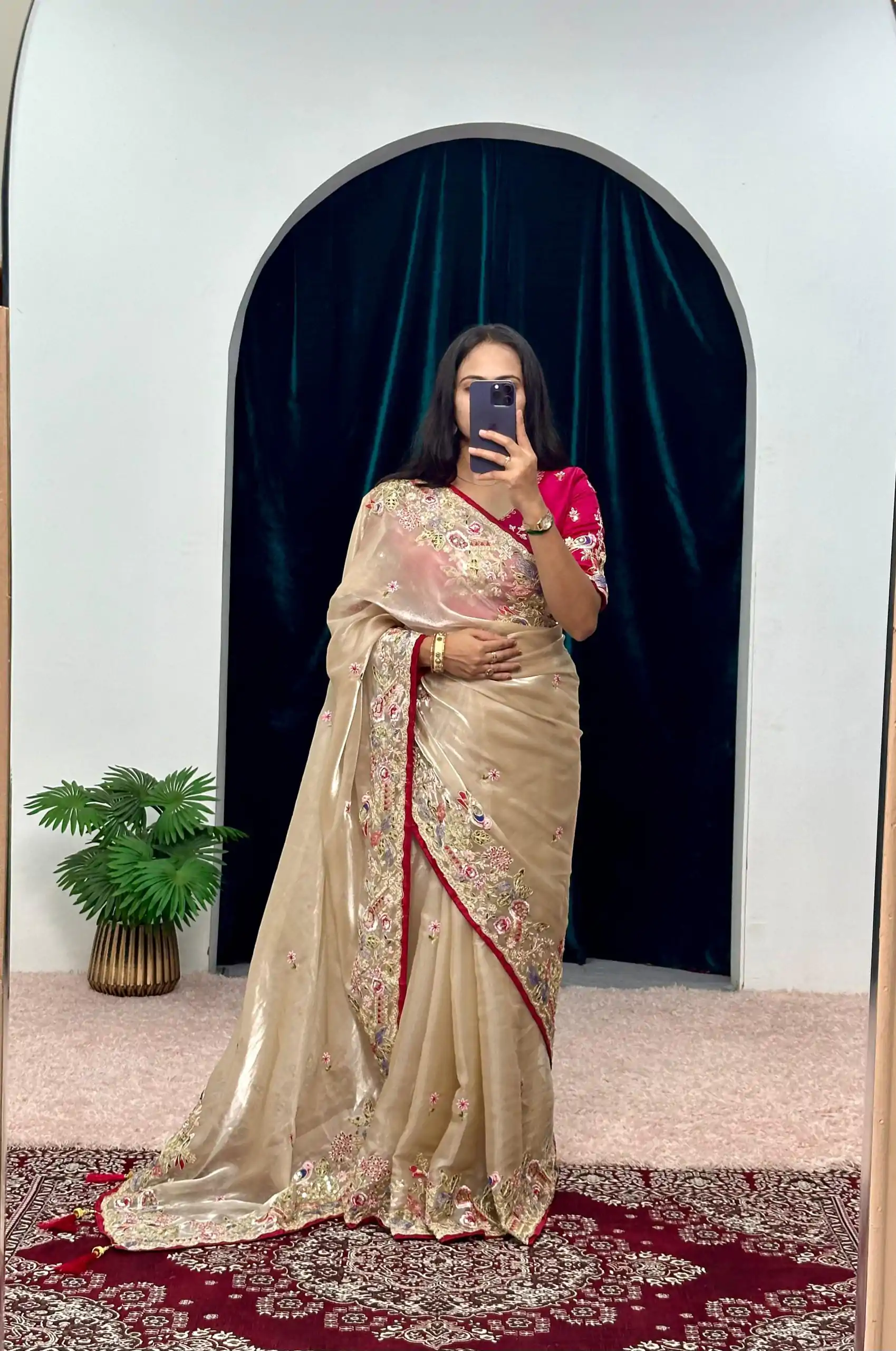 ST 474 Golden Color Jimmy Choo Embroidery Sequins Saree Casual, Wedding, Party, Festive, Events Etc. Expected Delivery 4-6 Working Days @2449/- | Bollywood Sarees, Creative Sarees, Designer Sarees, Embroidered Sarees, Ethnic Saree, Modern Digital sarees, Party Wear Sarees, Sarees