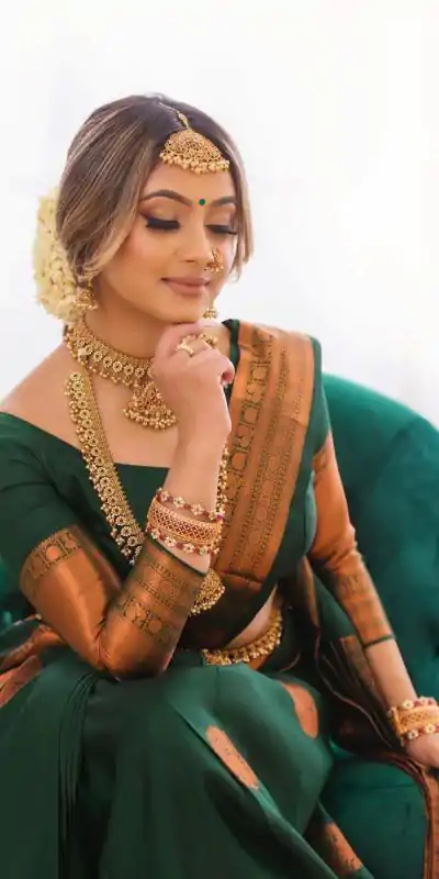 KP 4003 Golden Green Color Soft Lichi Silk Jacquard On All Over Saree Casual, Party Wear, Wedding, Events Etc. Expected Delivery 4-6 Working Days @1349/- | Bollywood Sarees, Creative Sarees, Designer Sarees, Embroidered Sarees, Ethnic Saree, Modern Digital sarees, Party Wear Sarees, Sarees