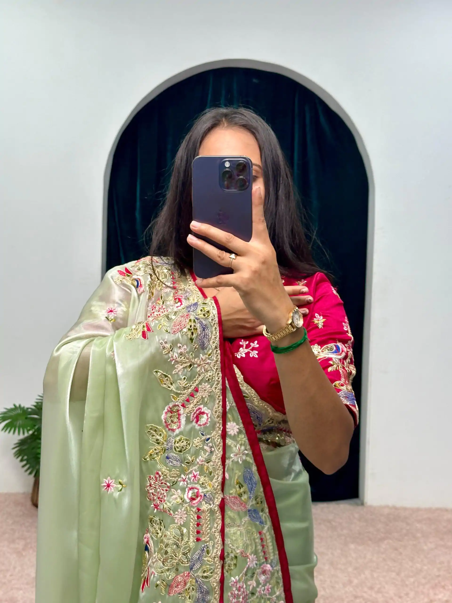 ST 474 Green Color Jimmy Choo Embroidery Sequins Saree Casual, Wedding, Party, Festive, Events Etc. Expected Delivery 4-6 Working Days @2449/- | Bollywood Sarees, Creative Sarees, Designer Sarees, Embroidered Sarees, Ethnic Saree, Modern Digital sarees, Party Wear Sarees, Sarees