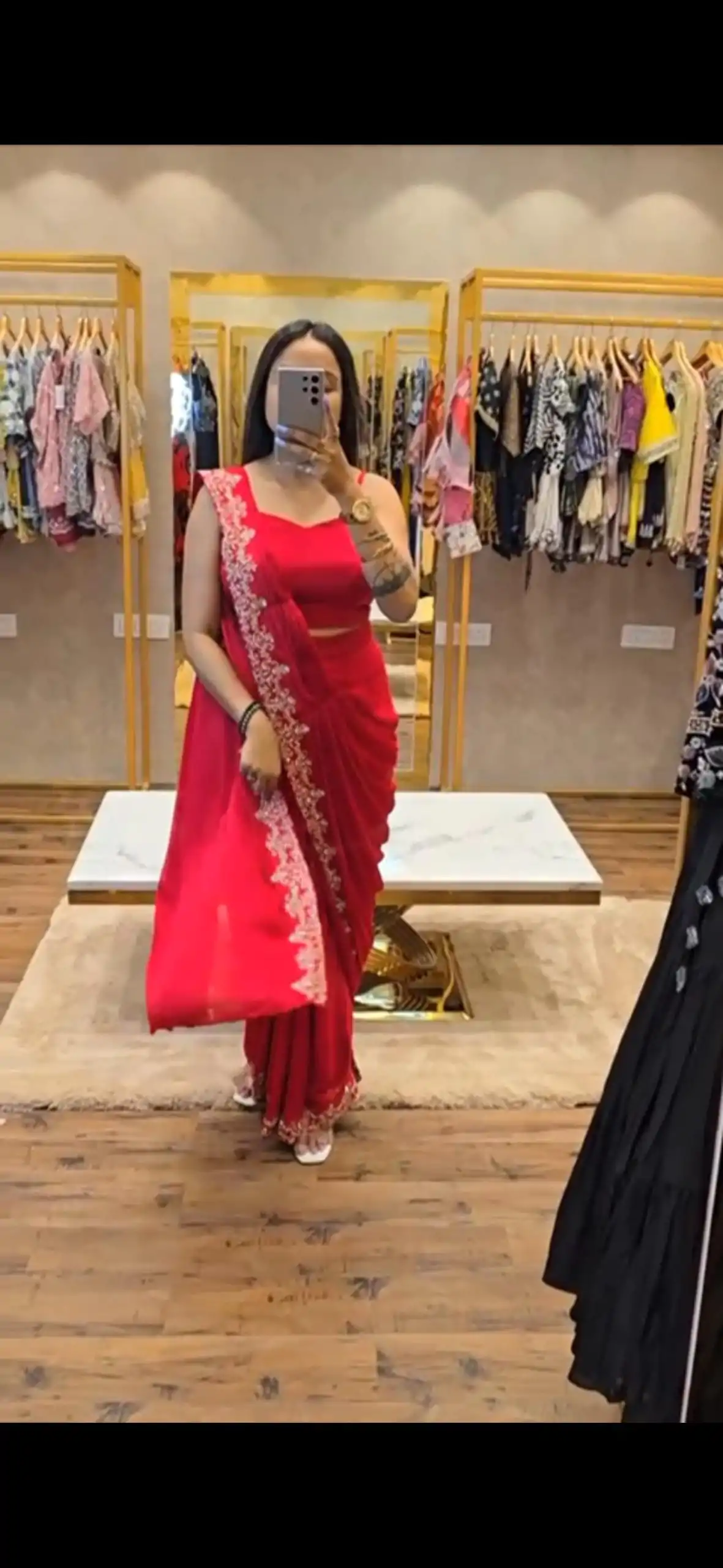 ST 1054 Pink Color Chinon Embroidery Work Koti And Saree Casual, Wedding, Party, Festive, Events Etc. Expected Delivery 4-6 Working Days @2399/- | Bollywood Sarees, Creative Sarees, Designer Sarees, Embroidered Sarees, Ethnic Saree, Modern Digital sarees, Party Wear Sarees, Sarees