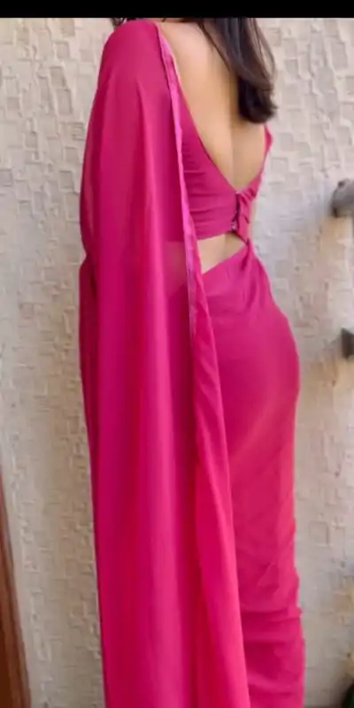 SC 271 Pink Color Pure Soft Georgette Silk Design All Over Saree , Party Wear, Events, Festivals Expected Delivery 4-6 Working Days 1499/- | Bollywood Sarees, Creative Sarees, Designer Sarees, Embroidered Sarees, Ethnic Saree, Modern Digital sarees, Party Wear Sarees, Sarees