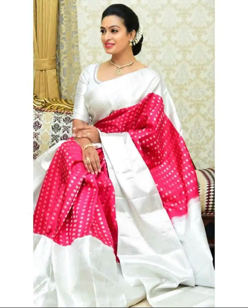 KP 4001 Pink Color Soft Lichi Silk Jacquard On All Over Saree Casual, Party Wear, Wedding, Events Etc. Expected Delivery 4-6 Working Days @1449/- | Bollywood Sarees, Creative Sarees, Designer Sarees, Embroidered Sarees, Ethnic Saree, Modern Digital sarees, Party Wear Sarees, Sarees