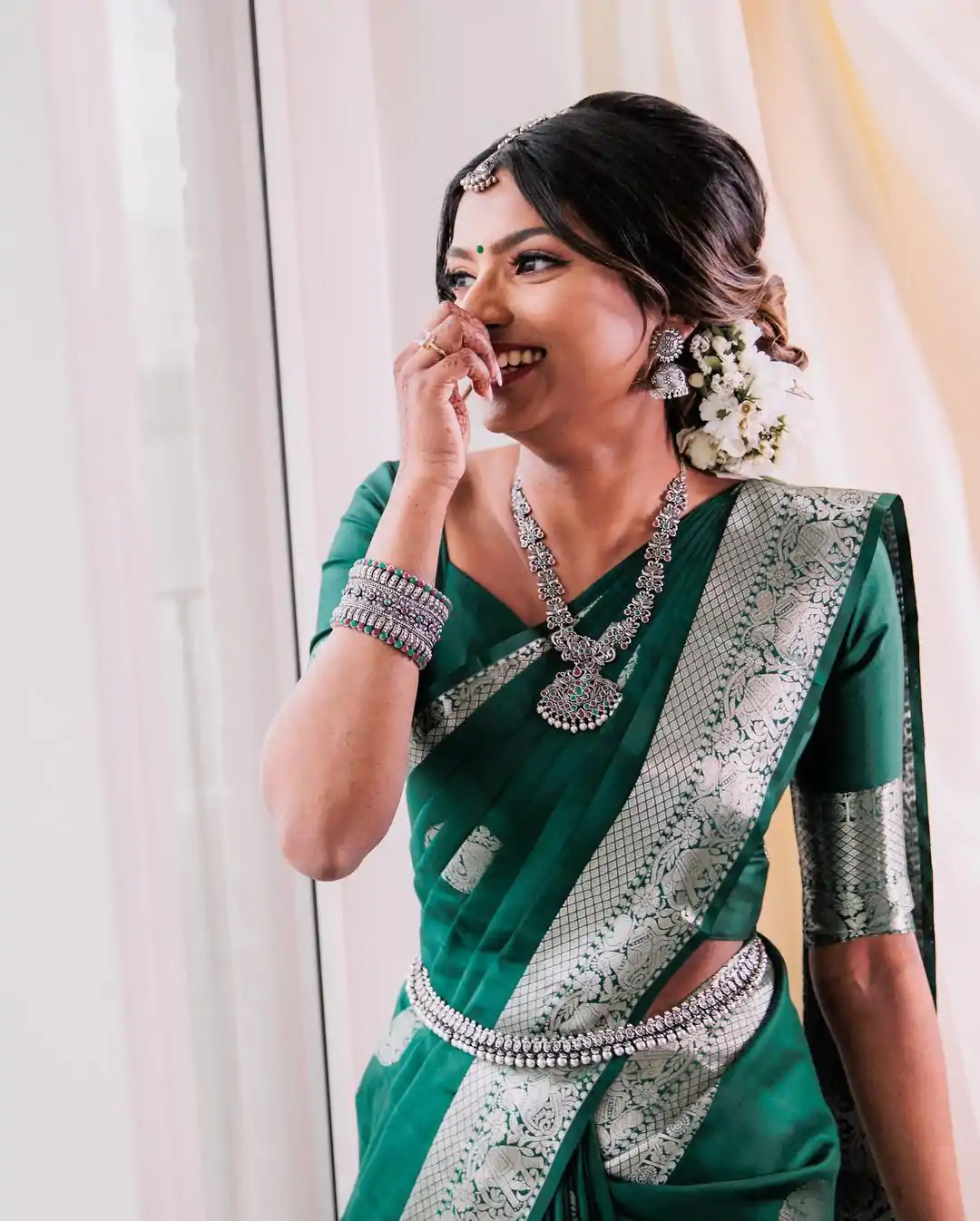 KP 4003 Silver Green Color Soft Lichi Silk Jacquard On All Over Saree Casual, Party Wear, Wedding, Events Etc. Expected Delivery 4-6 Working Days @1349/- | Bollywood Sarees, Creative Sarees, Designer Sarees, Embroidered Sarees, Ethnic Saree, Modern Digital sarees, Party Wear Sarees, Sarees