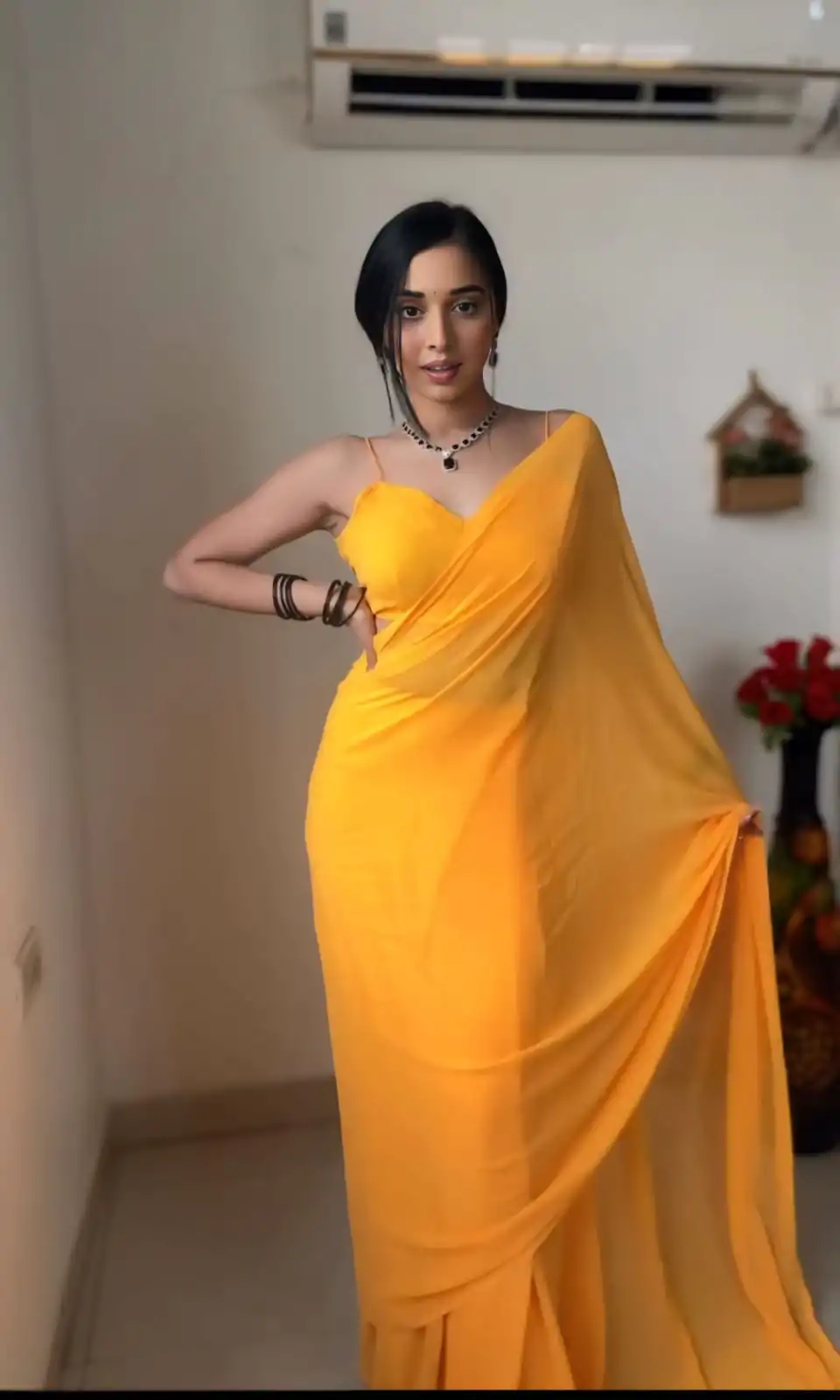   SC 192 Yellow Color Pure Soft Georgette Silk Design All Over Saree , Party Wear, Events, Festivals Expected Delivery 4-6 Working Days 1499/- | Bollywood Sarees, Creative Sarees, Designer Sarees, Embroidered Sarees, Ethnic Saree, Modern Digital sarees, Party Wear Sarees, Sarees