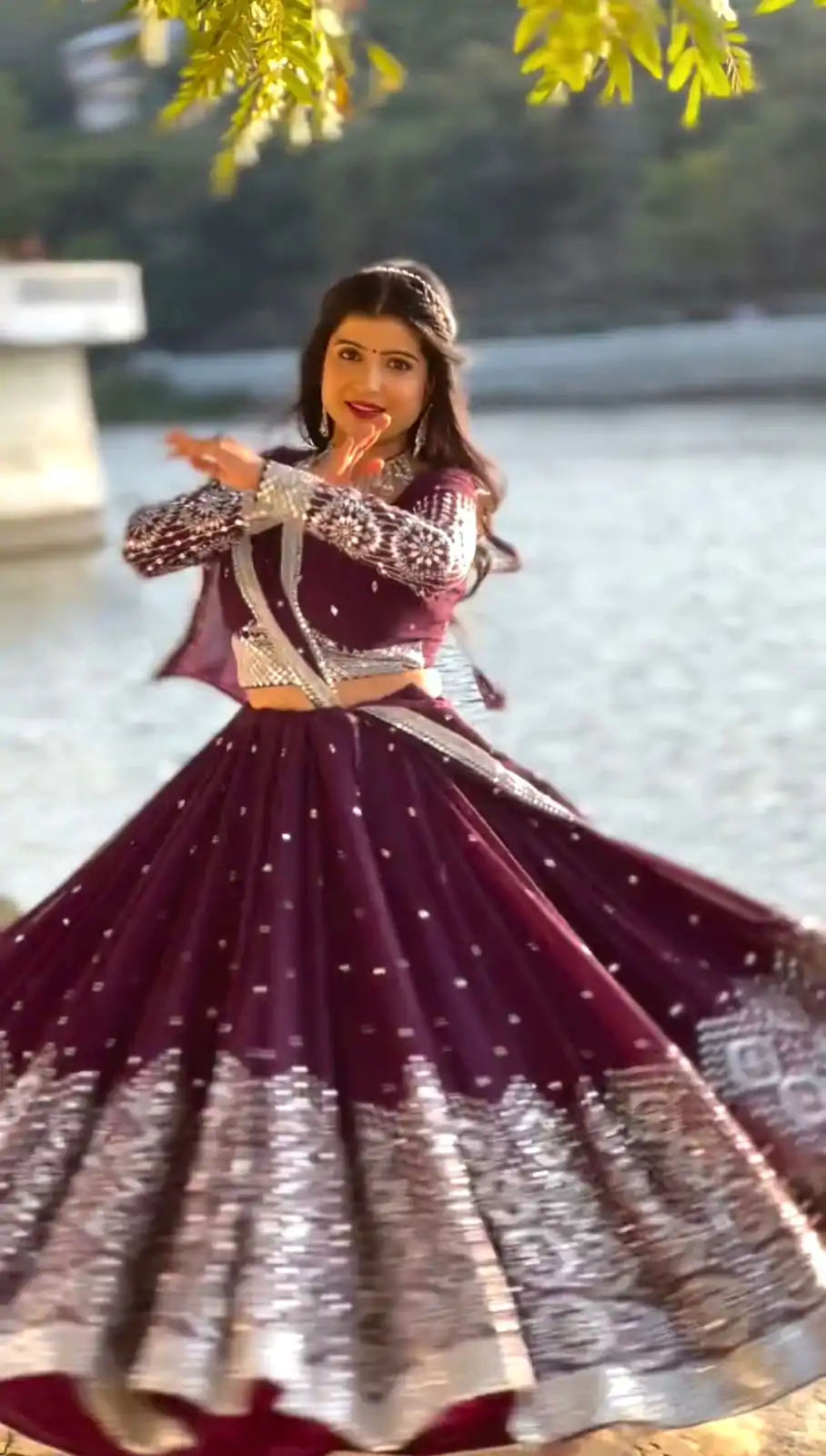 Ram 012 Maroon Color Georgette Sequence Thread Lehenga Choli Casual, Wedding, Festive, Events Expected Delivery 4-6 Working Days @2649/- | Bollywood Lehenga, Creative Lehenga, Designer Lehenga, Embroidered Lehenga, Lehenga, Party Wear Lehenga