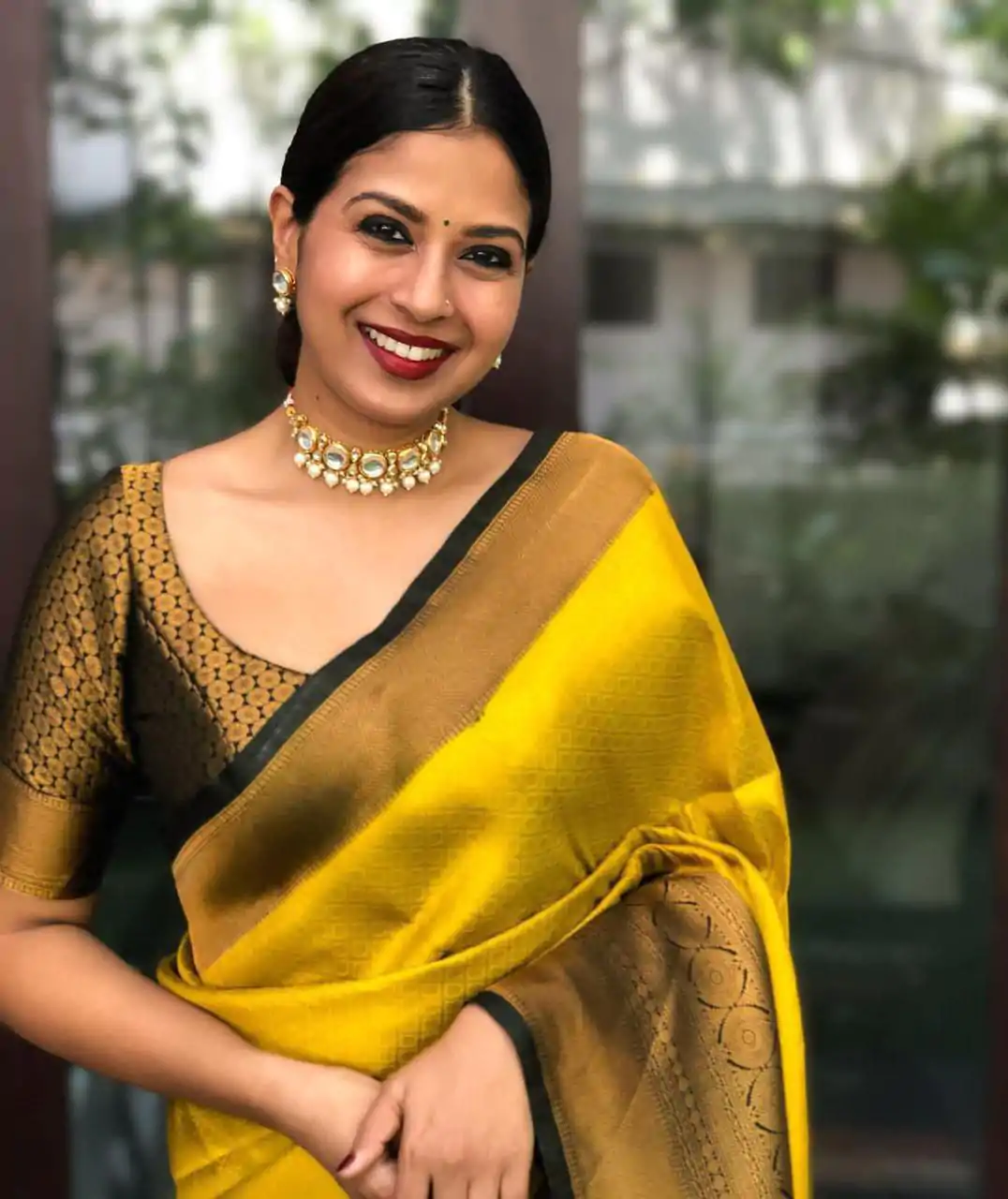KP 4060 Yellow Color Soft Lichi Silk Jacquard On All Over Saree Casual, Party Wear, Wedding, Events Etc. Expected Delivery 4-6 Working Days @1499/- | Bollywood Sarees, Creative Sarees, Designer Sarees, Embroidered Sarees, Ethnic Saree, Modern Digital sarees, Party Wear Sarees, Sarees