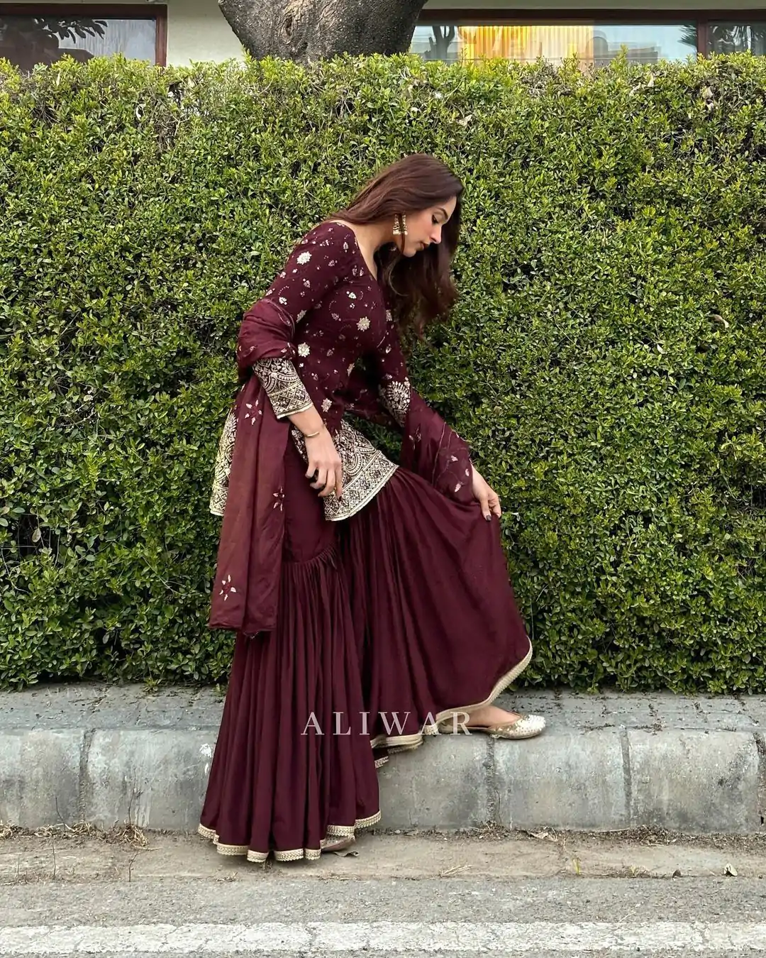 SSR 470 Maroon Color Georgette Embroidery Sequence Salwar Suit Wedding, Party, Festive, Events Expected Delivery 4-6 Working Days @ 1949/- Only | Casual Suits, Creative suits, Designer Suits, Party Wear Suits, Salwar suit, Straight Suits