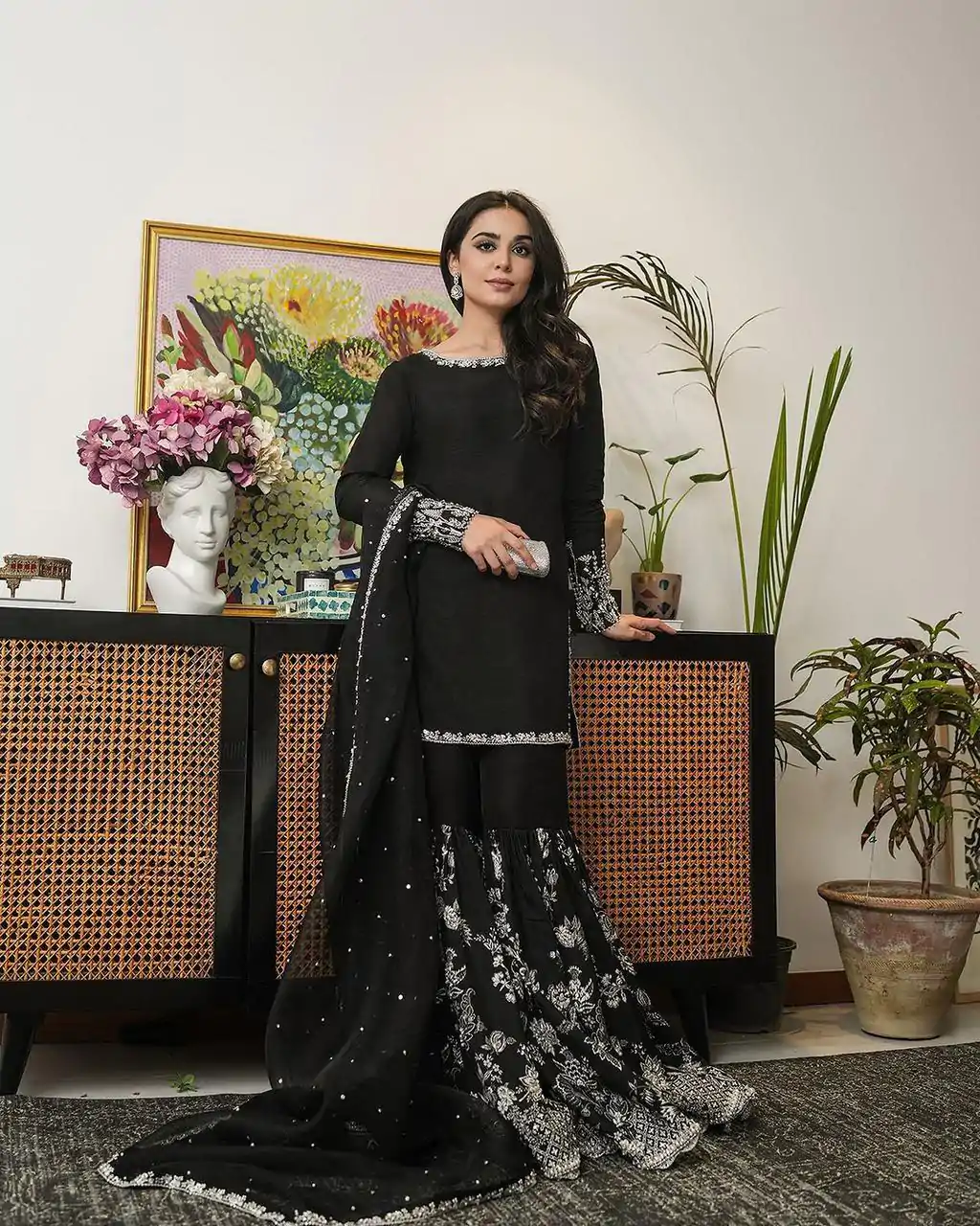 RTC 5718 Black Color Foix Georgette Thread Sequence Work Salwar Suit Wedding, Party, Festive, Events Etc. Expected Delivery 4-6 Working Days @2099/- | Jump Suits, Casual Suits, Creative suits, Designer Suits, Palazzo Suits, Party Wear Suits, Patiala Suits, Salwar suit, Straight Suits