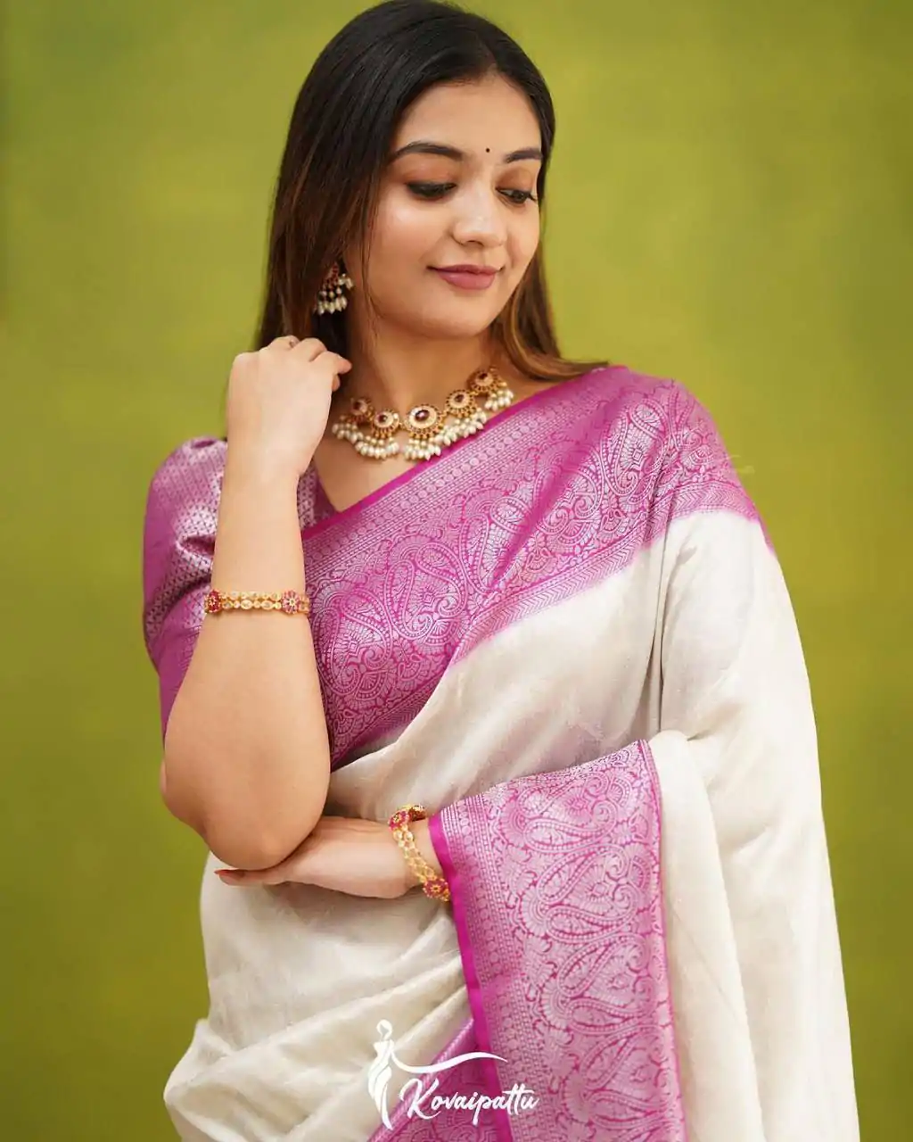 KP 5057 White Color Soft Lichi Silk Jacquard On All Over Saree Casual, Party Wear, Wedding, Events Etc. Expected Delivery 4-6 Working Days @1499/- | Bollywood Sarees, Creative Sarees, Designer Sarees, Embroidered Sarees, Ethnic Saree, Modern Digital sarees, Party Wear Sarees, Sarees