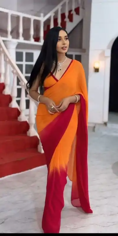 SC 268 Mustard Color Pure Soft Georgette Silk Design All Over Saree , Party Wear, Events, Festivals Expected Delivery 4-6 Working Days 1599/- | Bollywood Sarees, Creative Sarees, Designer Sarees, Embroidered Sarees, Ethnic Saree, Modern Digital sarees, Party Wear Sarees, Sarees