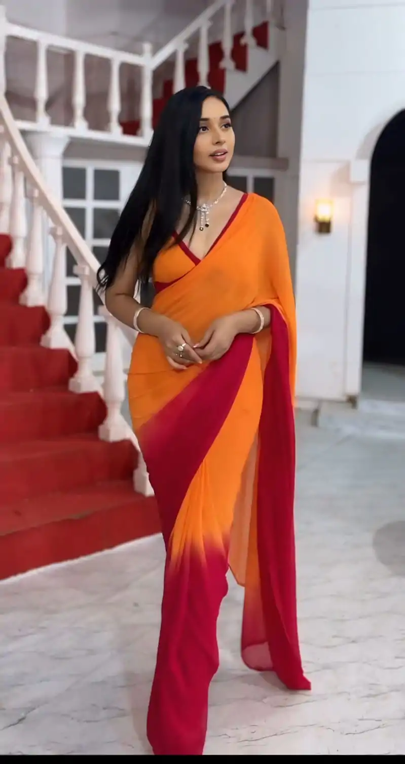  SC 268 Mustard Color Pure Soft Georgette Silk Design All Over Saree , Party Wear, Events, Festivals Expected Delivery 4-6 Working Days 1599/- | Bollywood Sarees, Creative Sarees, Designer Sarees, Embroidered Sarees, Ethnic Saree, Modern Digital sarees, Party Wear Sarees, Sarees
