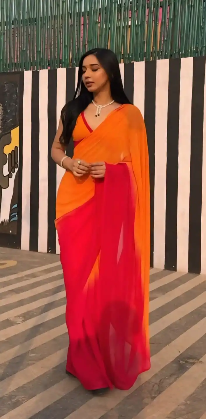  SC 268 Mustard Color Pure Soft Georgette Silk Design All Over Saree , Party Wear, Events, Festivals Expected Delivery 4-6 Working Days 1599/- | Bollywood Sarees, Creative Sarees, Designer Sarees, Embroidered Sarees, Ethnic Saree, Modern Digital sarees, Party Wear Sarees, Sarees