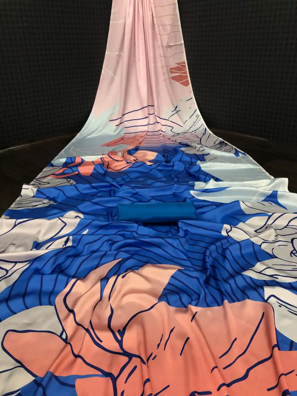 Veechis ANOKHI Royal Blue Color Heavy Devsena Soft Silk Beautiful Digital Printed Saree Casual, Party Festive, Events Expected Delivery 4-6 Working @1499 | Bollywood Sarees, Creative Sarees, Designer Sarees, Embroidered Sarees, Modern Digital sarees, Party Wear Sarees, Sarees