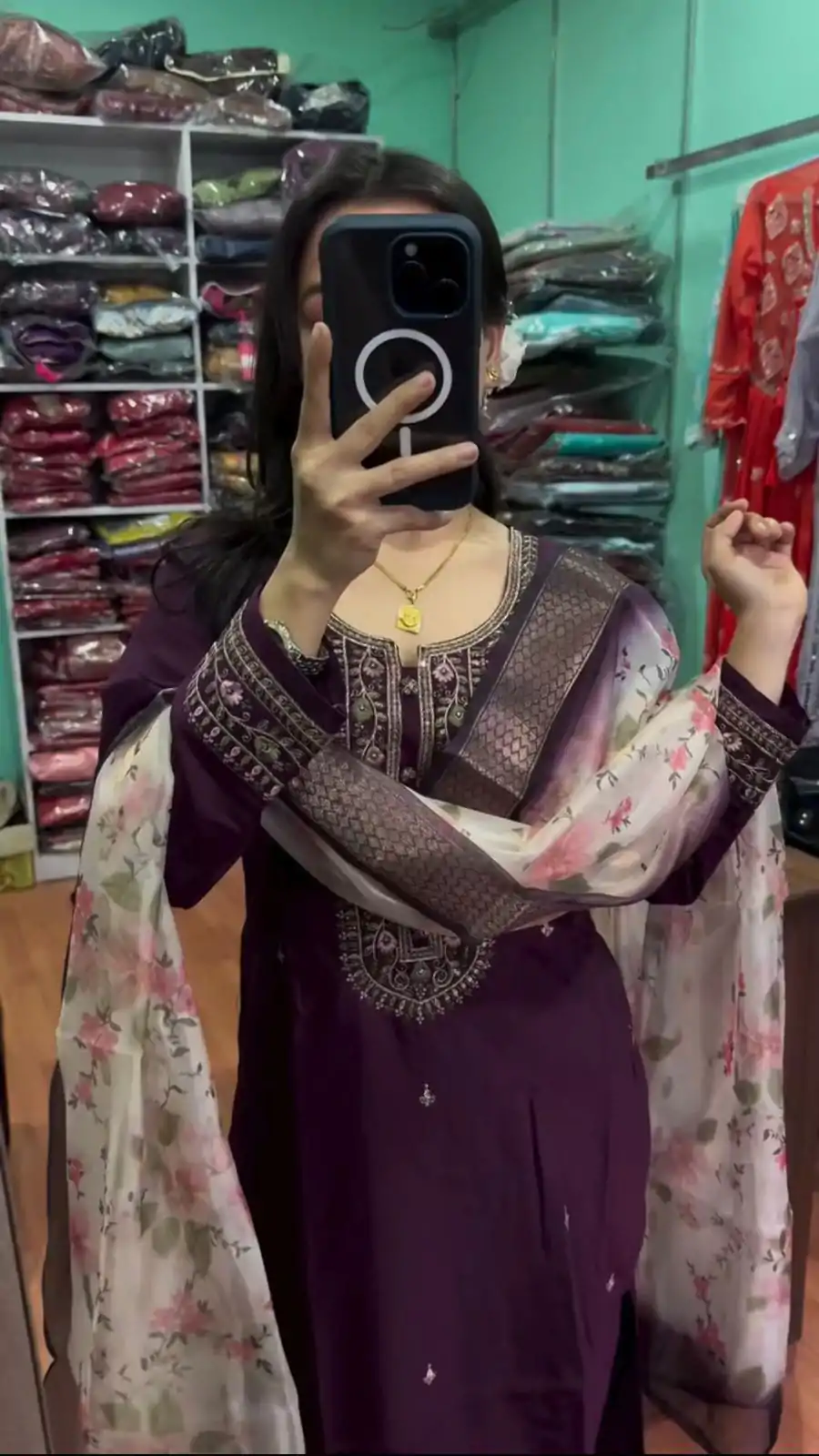 AD 164 Purple Color Chinon Silk Embroidery Work Sharara Suit Casual, Wedding, Party, Festive, Events Etc. Expected Delivery 4-6 Working Days @1949/- | Jump Suits, Casual Suits, Creative suits, Designer Suits, Palazzo Suits, Party Wear Suits, Patiala Suits, Salwar suit, Straight Suits