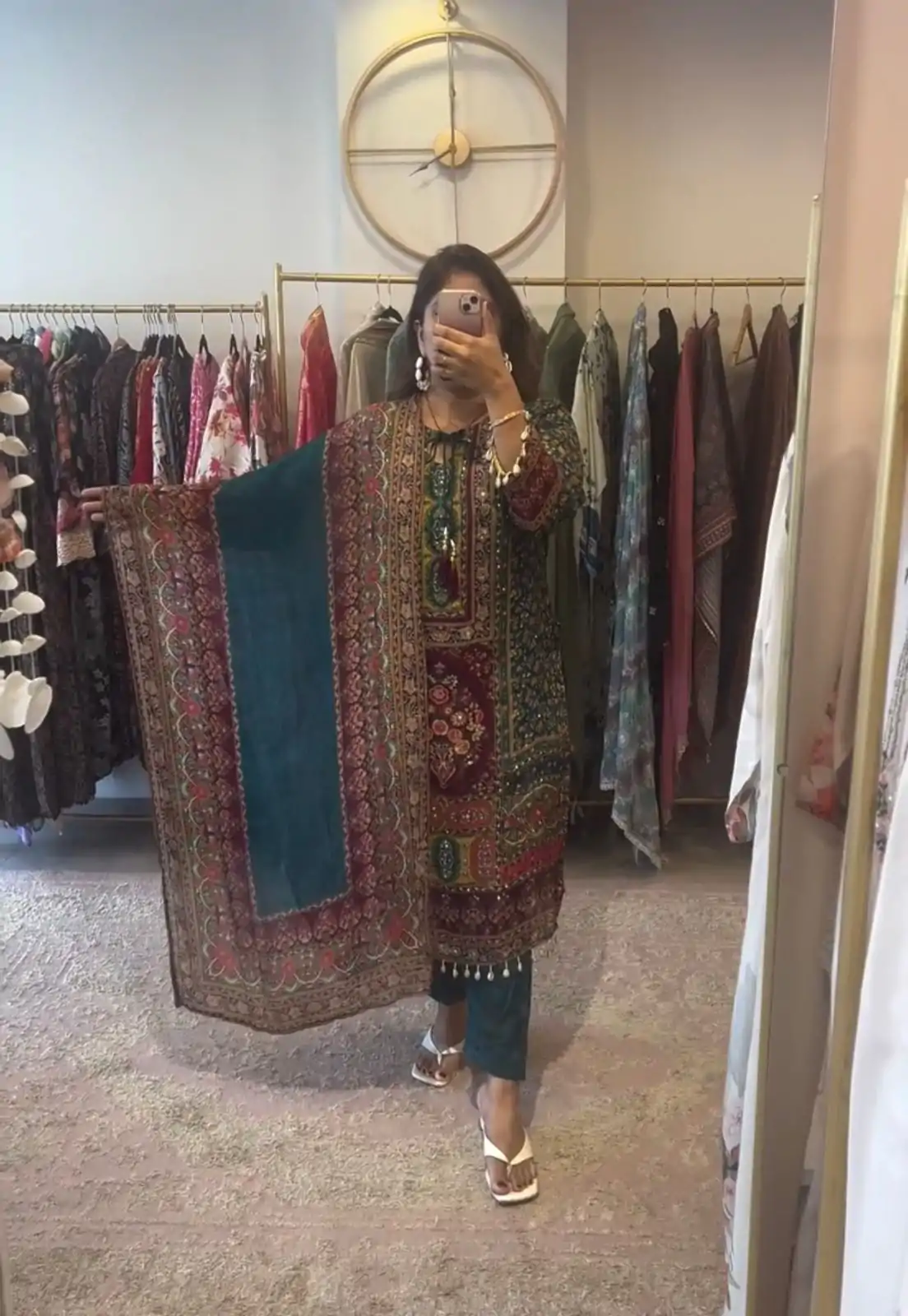 SSR 475 Blue Color Georgette Digital Printed Mirror Handwork Salwar Suit Wedding, Party, Festive, Events Expected Delivery 4-6 Working Days @ 1849/- | Jump Suits, Casual Suits, Creative suits, Designer Suits, Palazzo Suits, Party Wear Suits, Patiala Suits, Salwar suit, Straight Suits