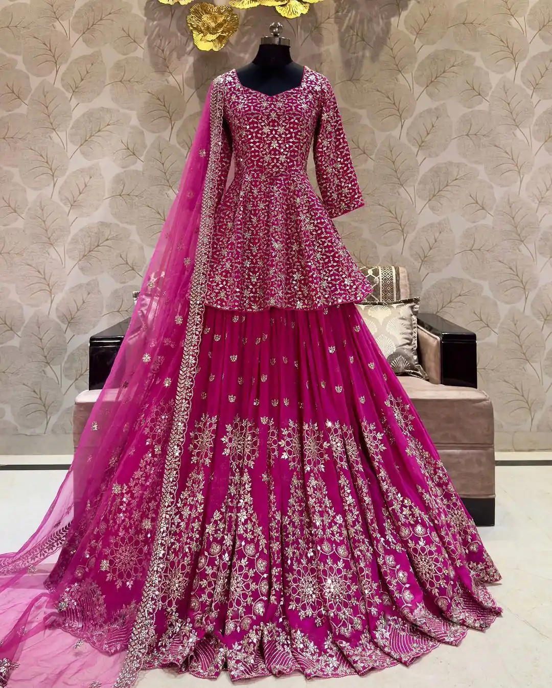 NSR 819 Pink Color Georgette Embroidery Sequence Salwar Suit Casual, Party Festive, Events Etc. Expected Delivery 4-6 Working Days @2449/- | Jump Suits, Casual Suits, Creative suits, Designer Suits, Palazzo Suits, Party Wear Suits, Patiala Suits, Salwar suit, Straight Suits