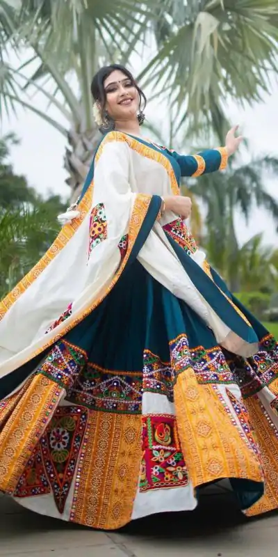 LG 593 Blue Color Crepe Printed Real Mirror Work Lehenga Choli Traditional Wear, Festive, Wedding, Events  Expected Delivery 4-6 Working Days @1949/- | Creative Lehenga, Designer Lehenga, Embroidered Lehenga, Lehenga, Party Wear Lehenga