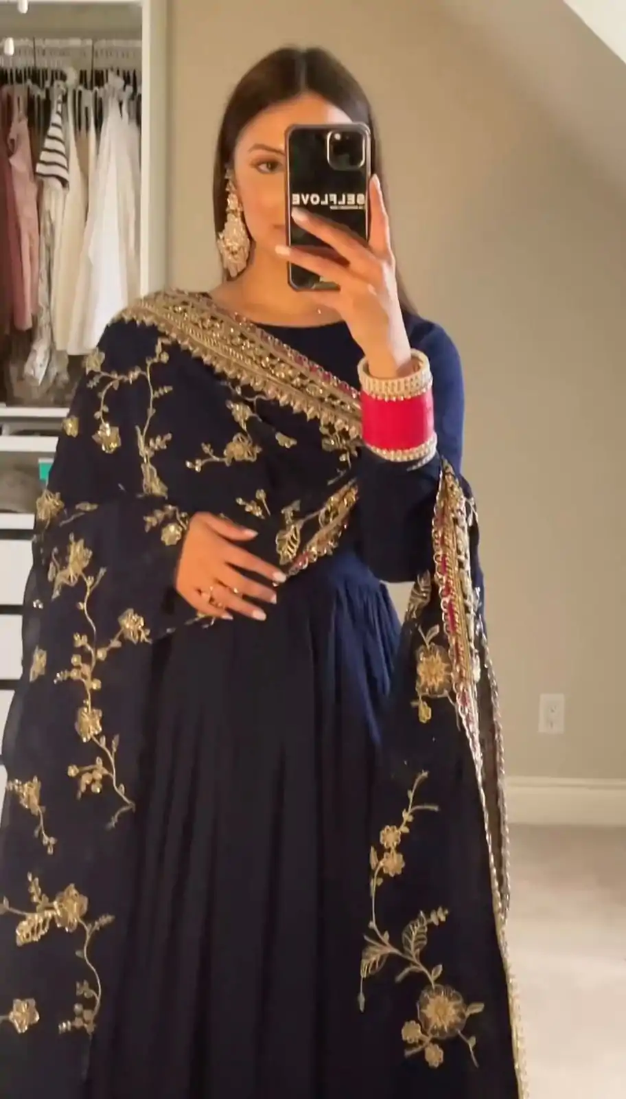 ZF 384 Navy Blue Color Chinon Silk Embroidery Sequence Gonw Casual, Wedding, Party, Festive, Events Etc. Expected Delivery 4-6 Working Days @2149/- | Bollywood Gowns, Creative Gowns, Designer Gowns, Gowns, Party Wear Gowns