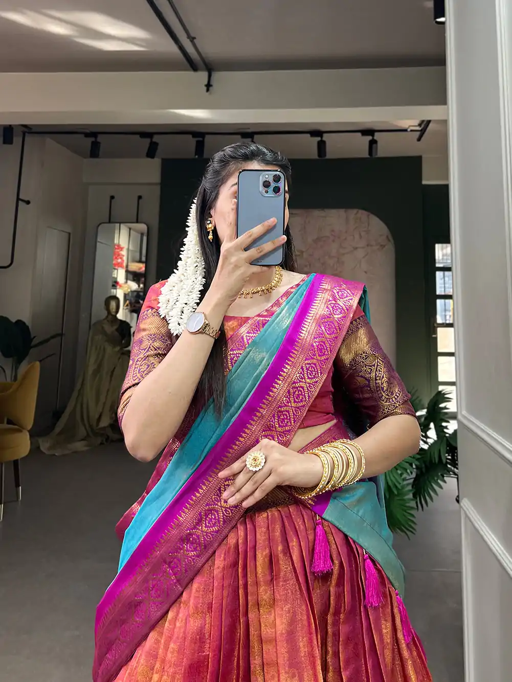 LNB 2011 Pink Color Kanjivaram Zari Weaving Work Lehenga Choli Traditional Wear, Festive, Party, Wedding, Events etc. Expected 4-6 Working Days @1899/- | Creative Lehenga, Designer Lehenga, Embroidered Lehenga, Lehenga, Party Wear Lehenga