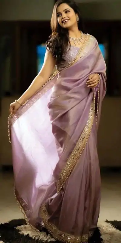 BT 3106 Purple Color Silver Tissue Silk Embroidery Sequence Saree Casual, Party Wear, Traditional Wear, Wedding Wear, Events Etc.@1999/- | Bollywood Sarees, Creative Sarees, Designer Sarees, Ethnic Saree, Modern Digital sarees, Party Wear Sarees, Sarees