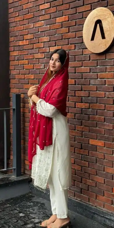 AD 170 White Color Georgette Embroidery Work Sharara Suit Casual, Wedding, Party, Festive, Events Etc. Expected Delivery 4-6 Working Days @1999/- | Jump Suits, Casual Suits, Creative suits, Designer Suits, Palazzo Suits, Party Wear Suits, Patiala Suits, Salwar suit, Straight Suits